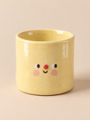 Cappucino kopje - pastel geel